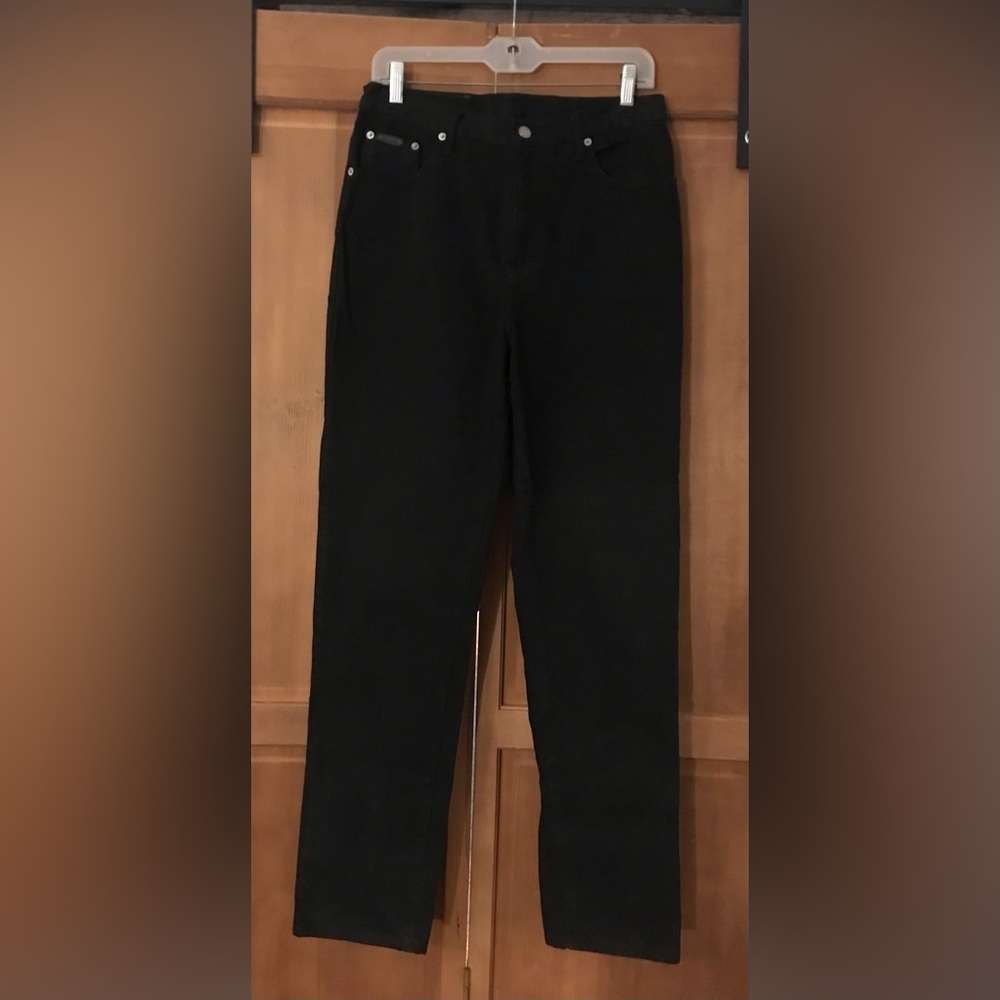 Calvin Klein Women’s  Black Denim Classic 5 Pkt Jeans Size 10